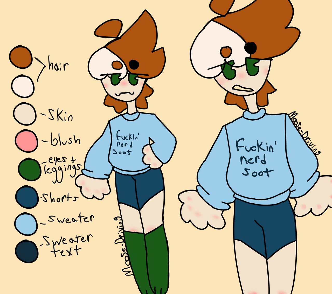 Aaron Ref Sheet! by Moos3y on DeviantArt
