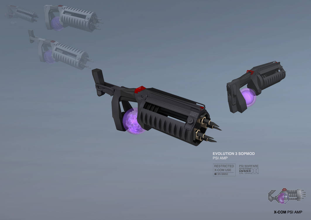 XCOM: DEEP RISING Psi Amp by ukitakumuki