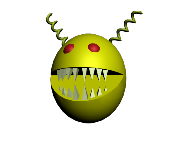 Demonic Pacman by ThothraMerkaba on DeviantArt