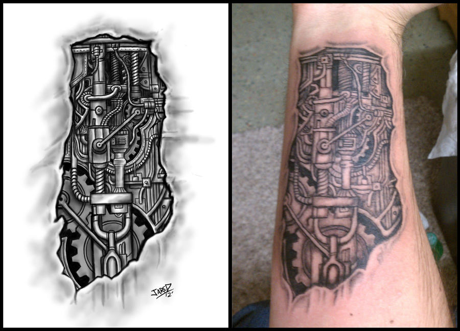 Biomechanical Arm Tattoo - wide 6