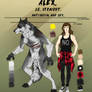 Alex - concept reference sheet
