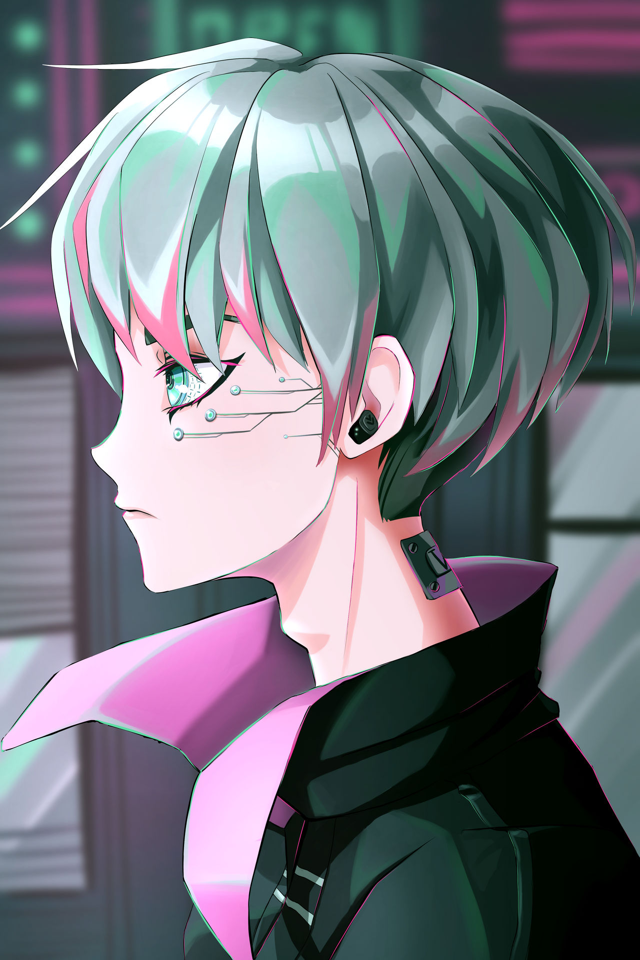 Cyberandroid Cyberpunk Android by programtoriART on DeviantArt