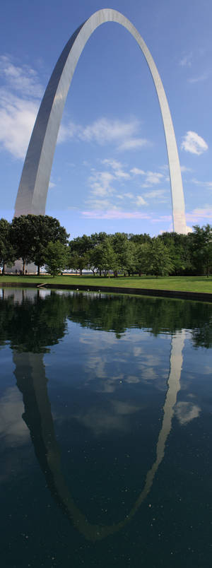 Arch Panorama Reflection