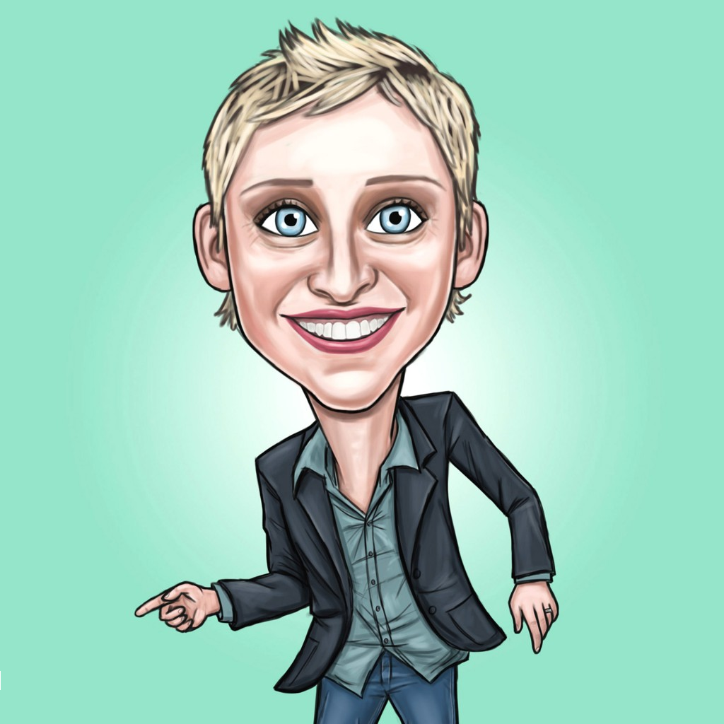 Ellen Degeneres Show Cartoon