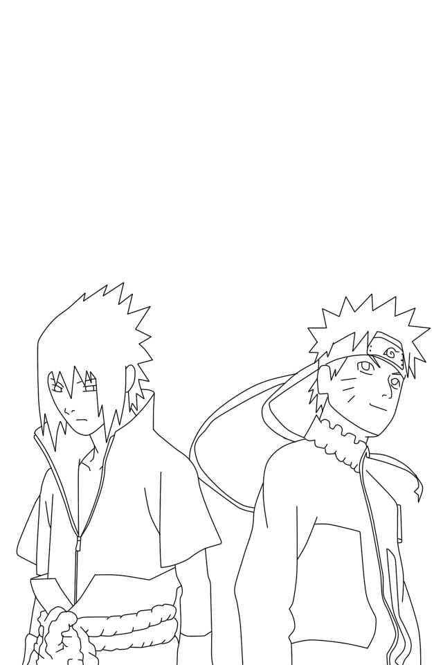 Sasuke Line Trace Sasuke and Naruto-Line art by SasukeUchiha194 on DeviantArt