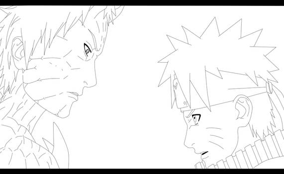 Naruto Manga 653 - Line art