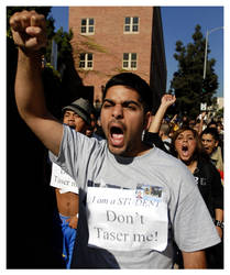 UCLA Taser Protest