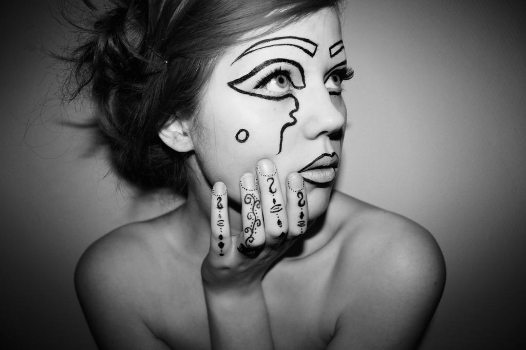 Makeup inspired by Alex Box by milleviola on DeviantArt