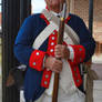 Revolutionary War Uniform at Fort