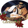 Merry Christmas Mary Joseph Jesus Birth Nativity