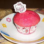 Hello Kitty Raspberry cupcakes 1