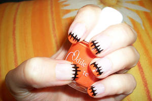 halloween nail art