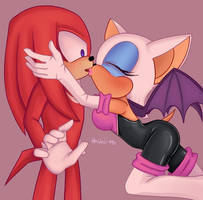 Knuxouge Kiss Knuckles x Rouge