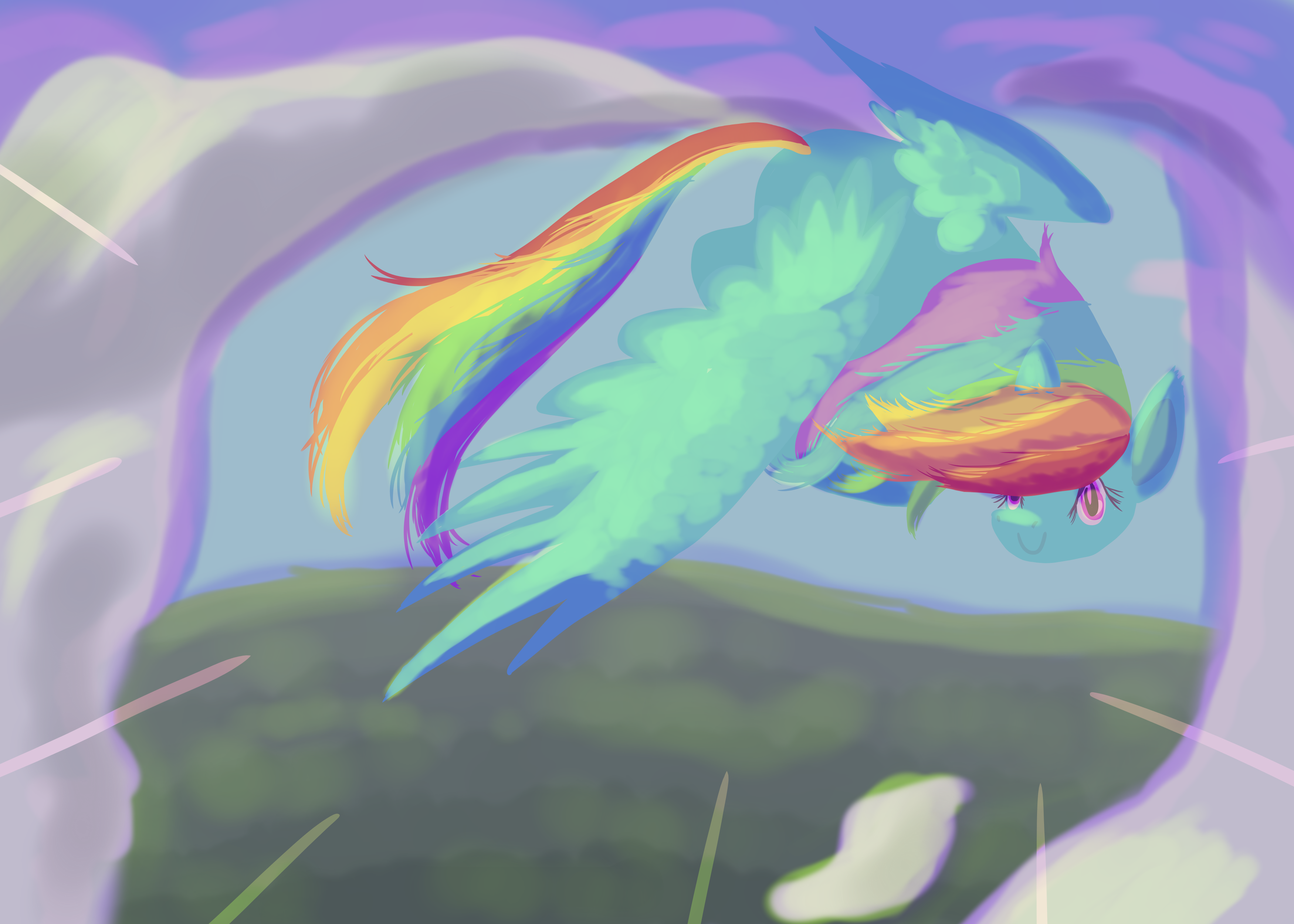 (Request) An Awesome Rainbow Dash