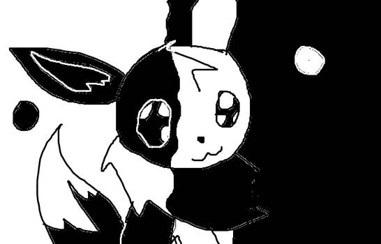 b/w eevee