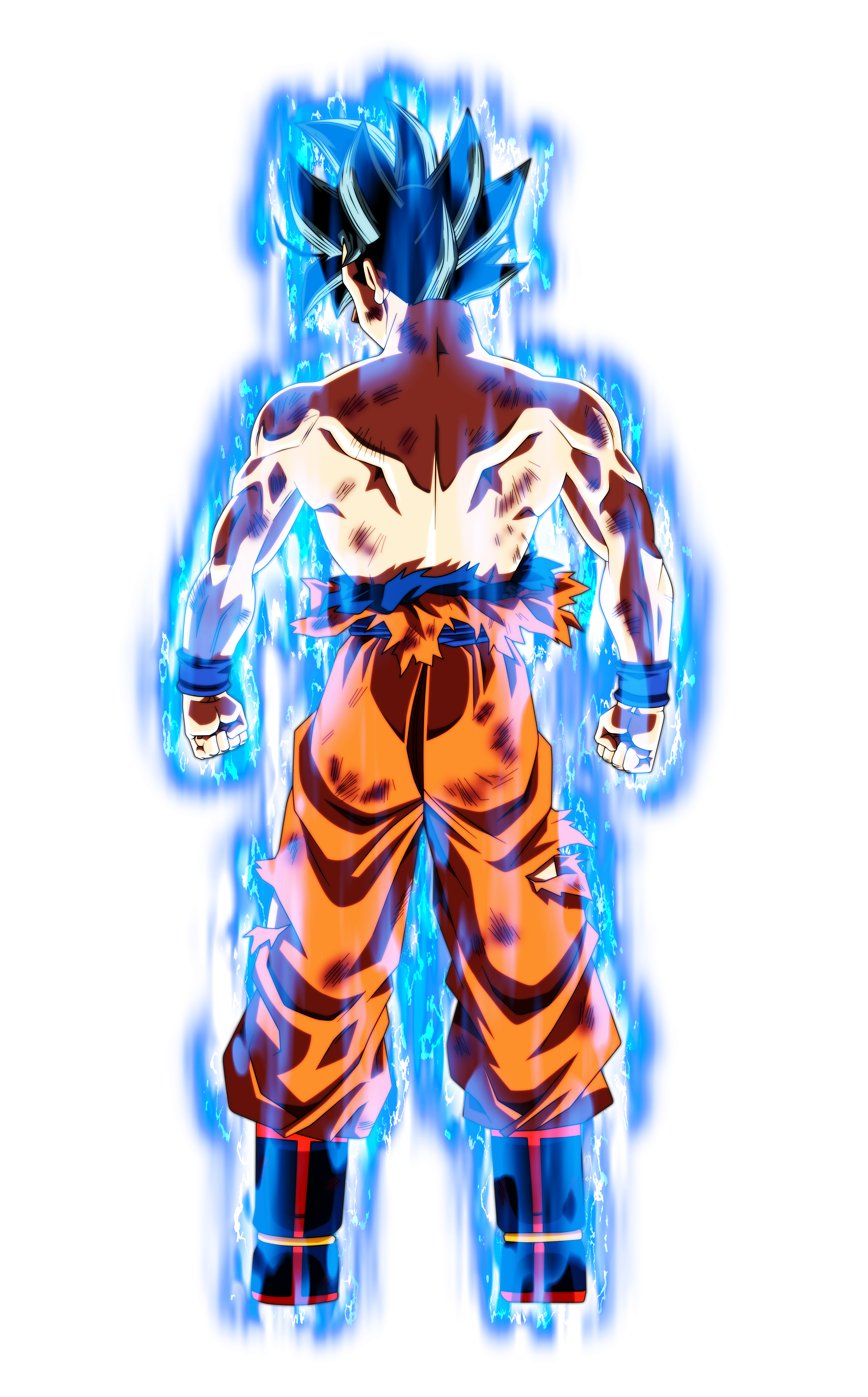 Universal Super Saiyan Blue Goku w/ Aura BG by BlackFlim on DeviantArt