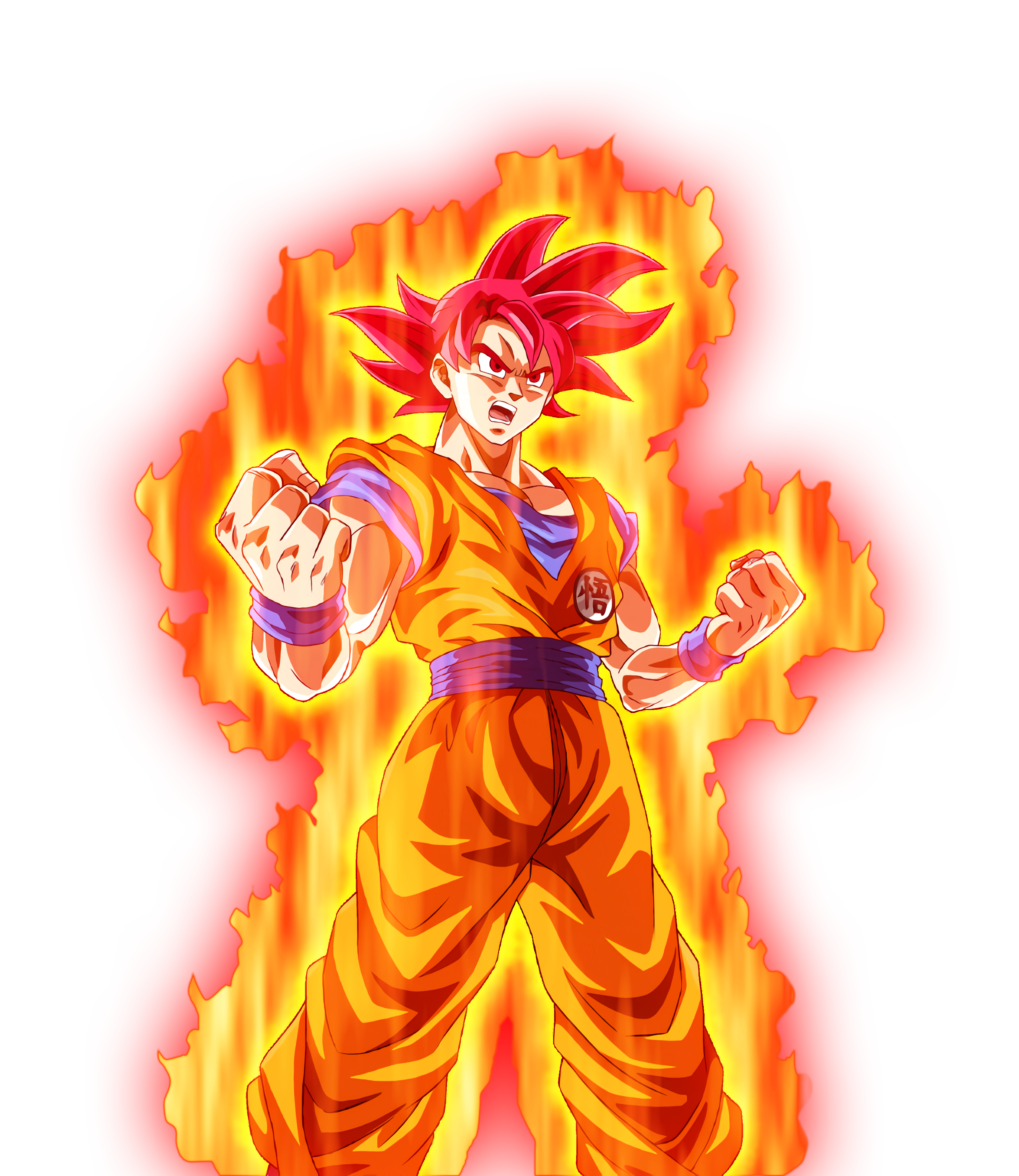 Super Saiyan God Goku by AbsolutelyYOSHAAA on DeviantArt