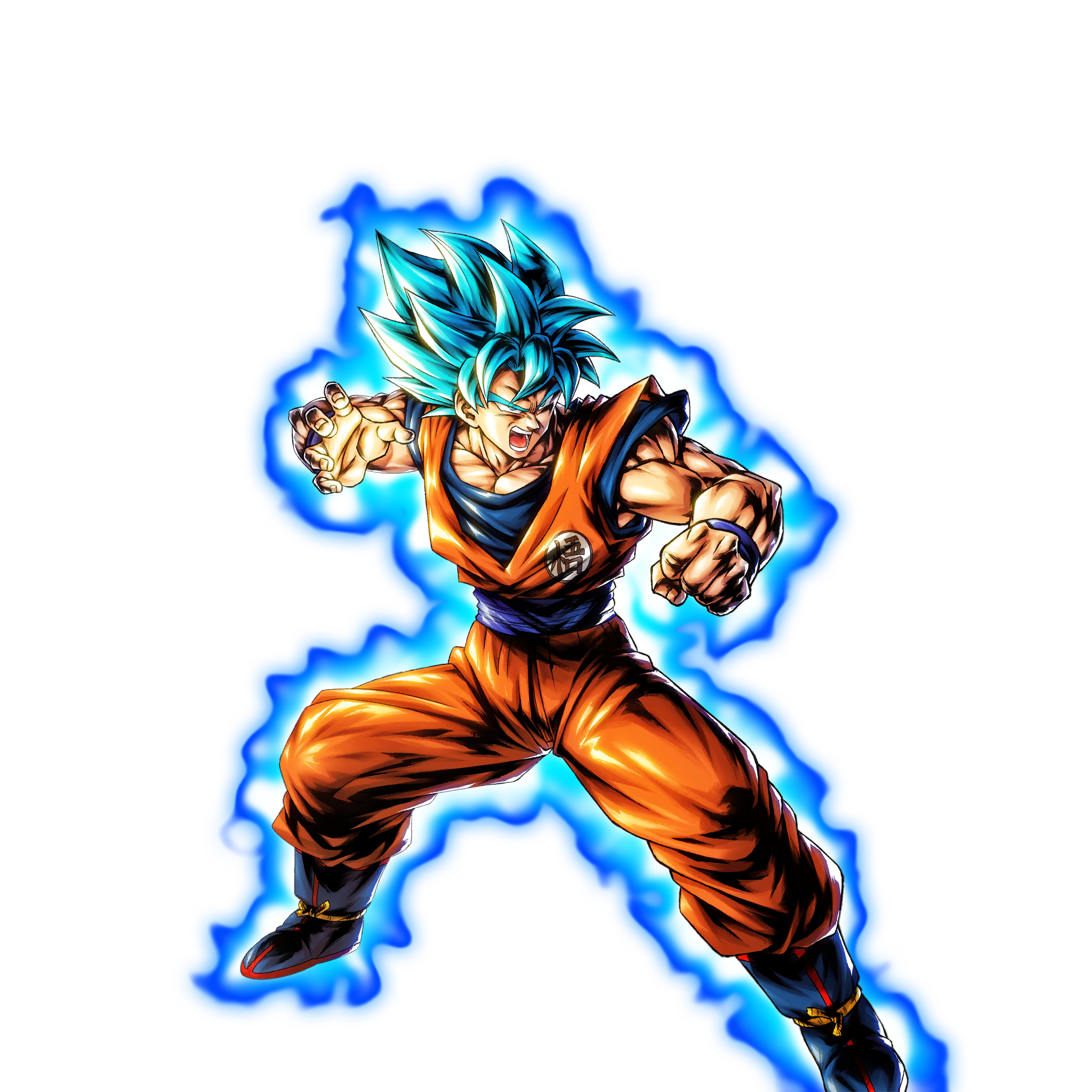 Blu Ssb Goku W Aura Legends By Blackflim On Deviantart