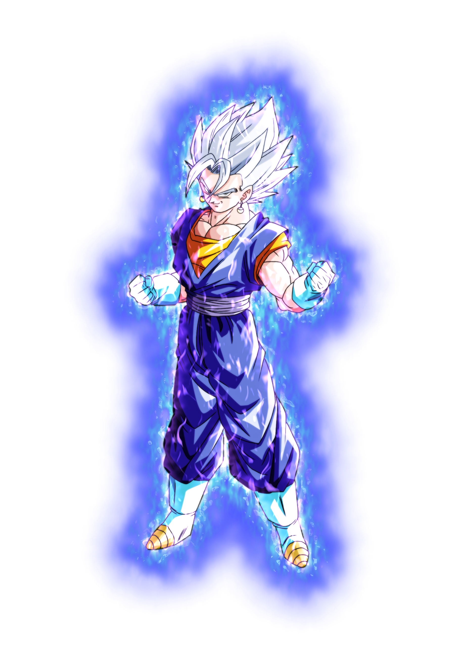 Universal Super Saiyan Blue Goku w/ Aura BG by BlackFlim on DeviantArt