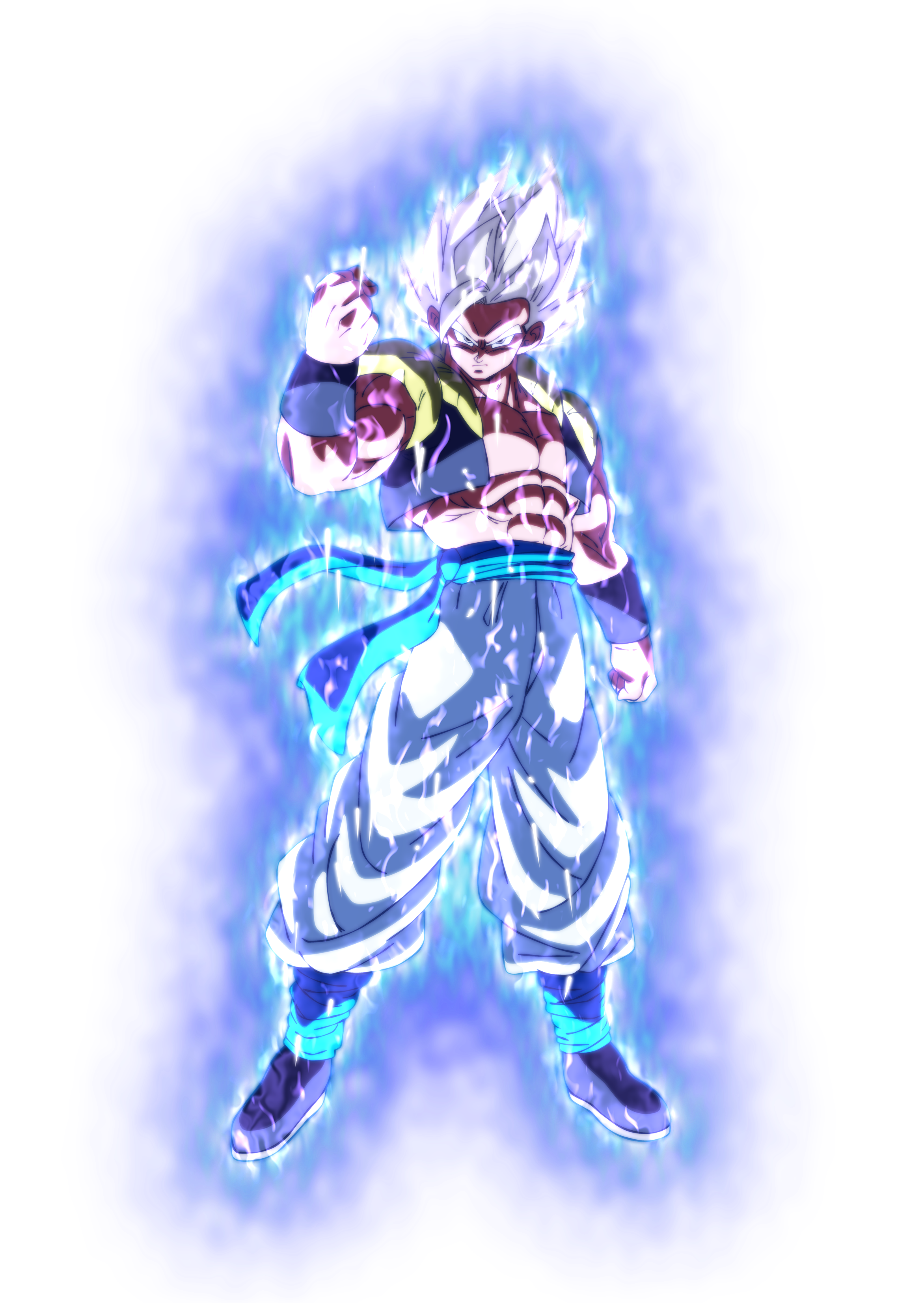 Limit Breaker Super Saiyan 4 Gogeta w/ Aura BG by BlackFlim on DeviantArt