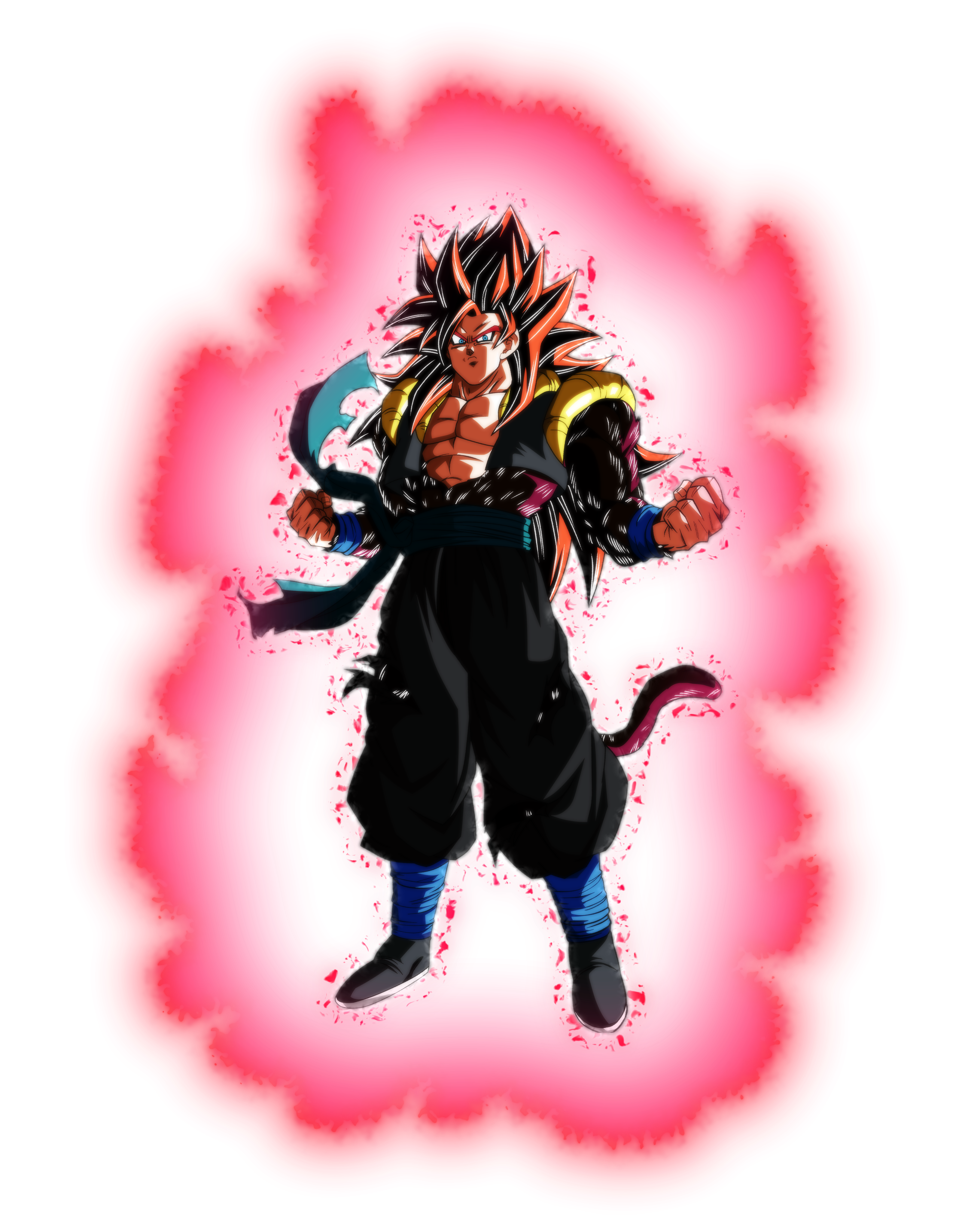 Gogeta SSJ4  4 by SSJROSE890 on DeviantArt