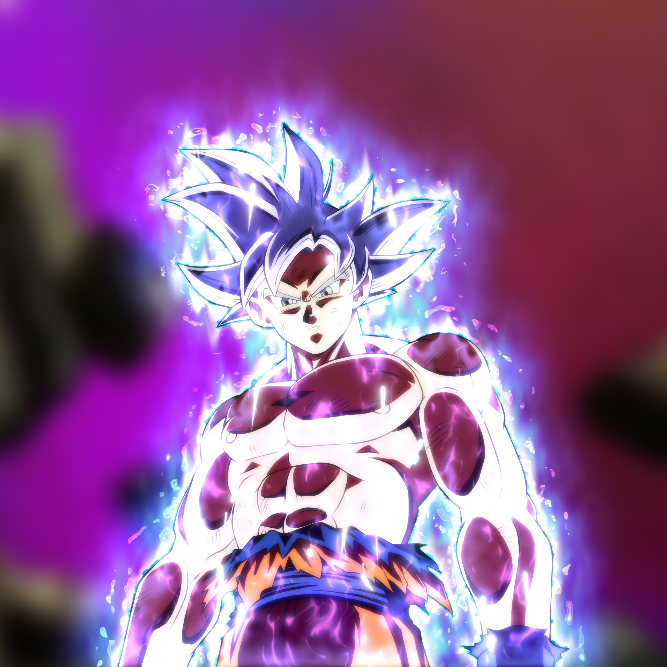 Ultra Instinct Goku W Aura By Blackflim On Deviantart