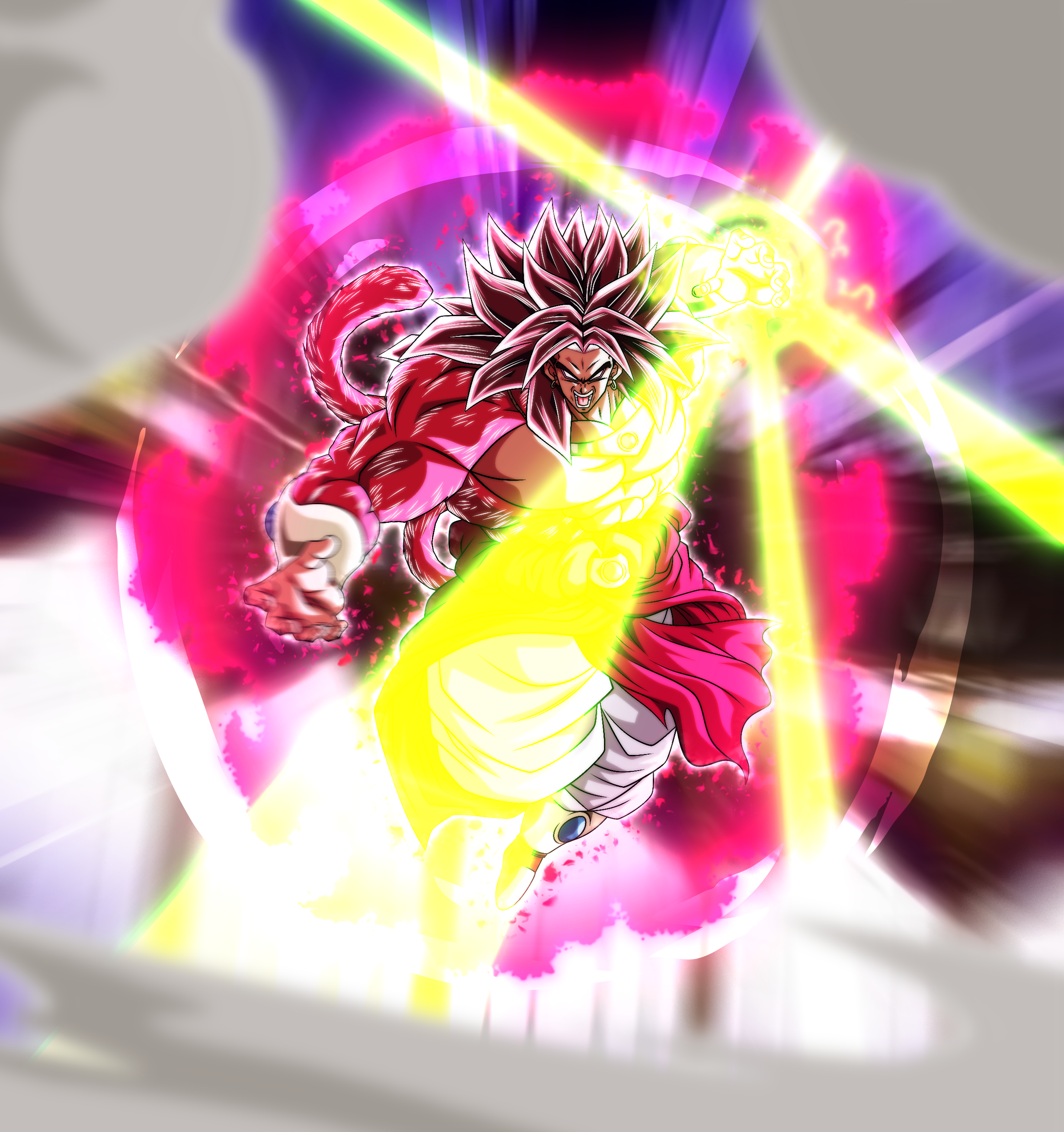 Broly (SSJ4 Limit Breaker) vs. Cumber (SSJ3) 