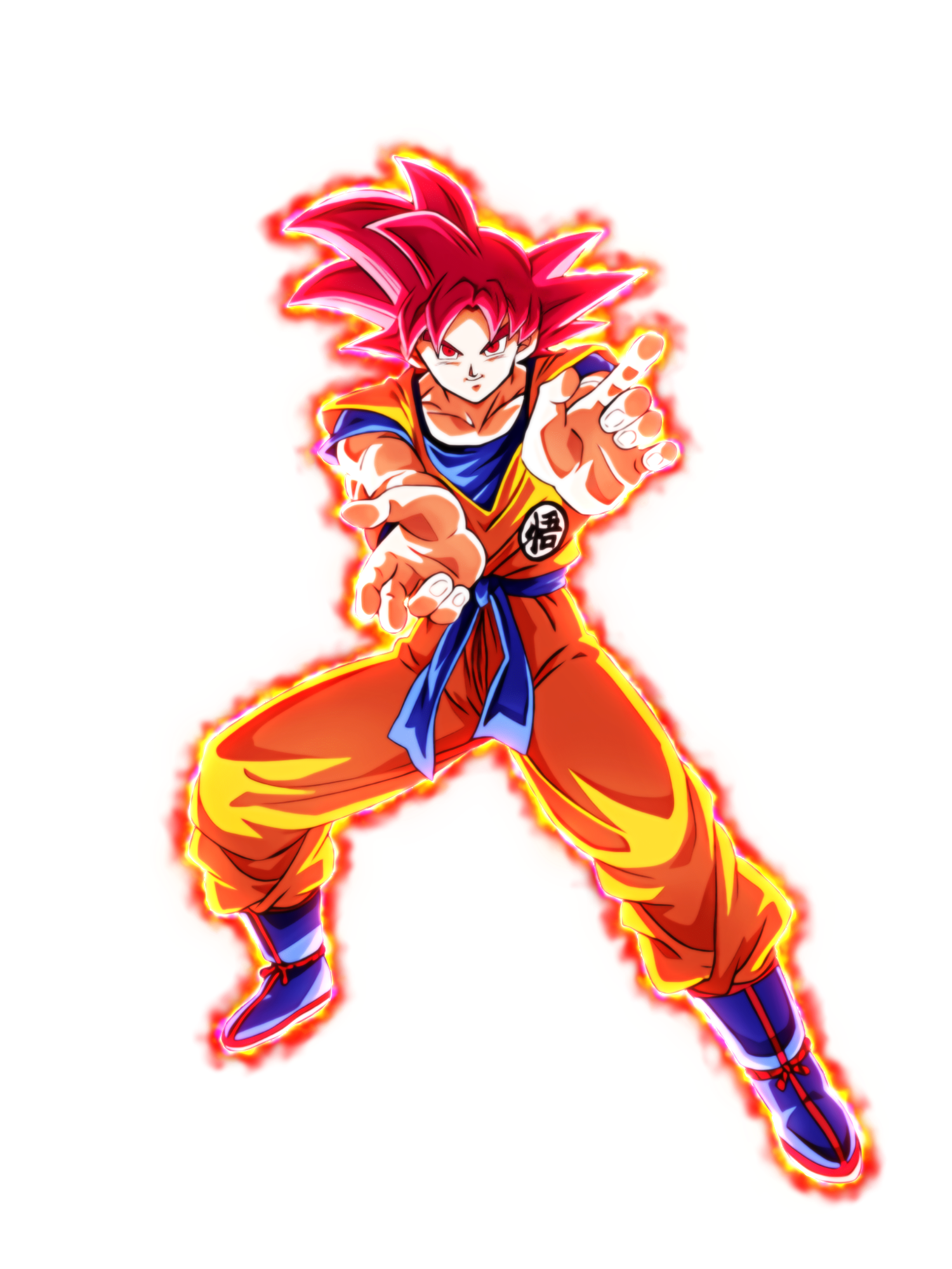 Goku Super Saiyan Blue PNG Image