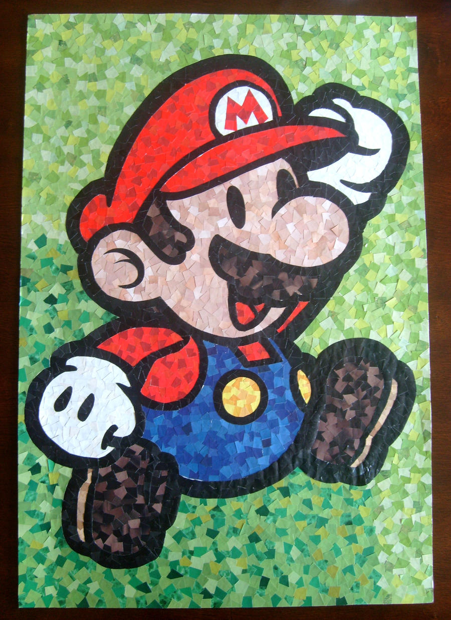 Paper Mario Mosaic by KeybladeMaster1