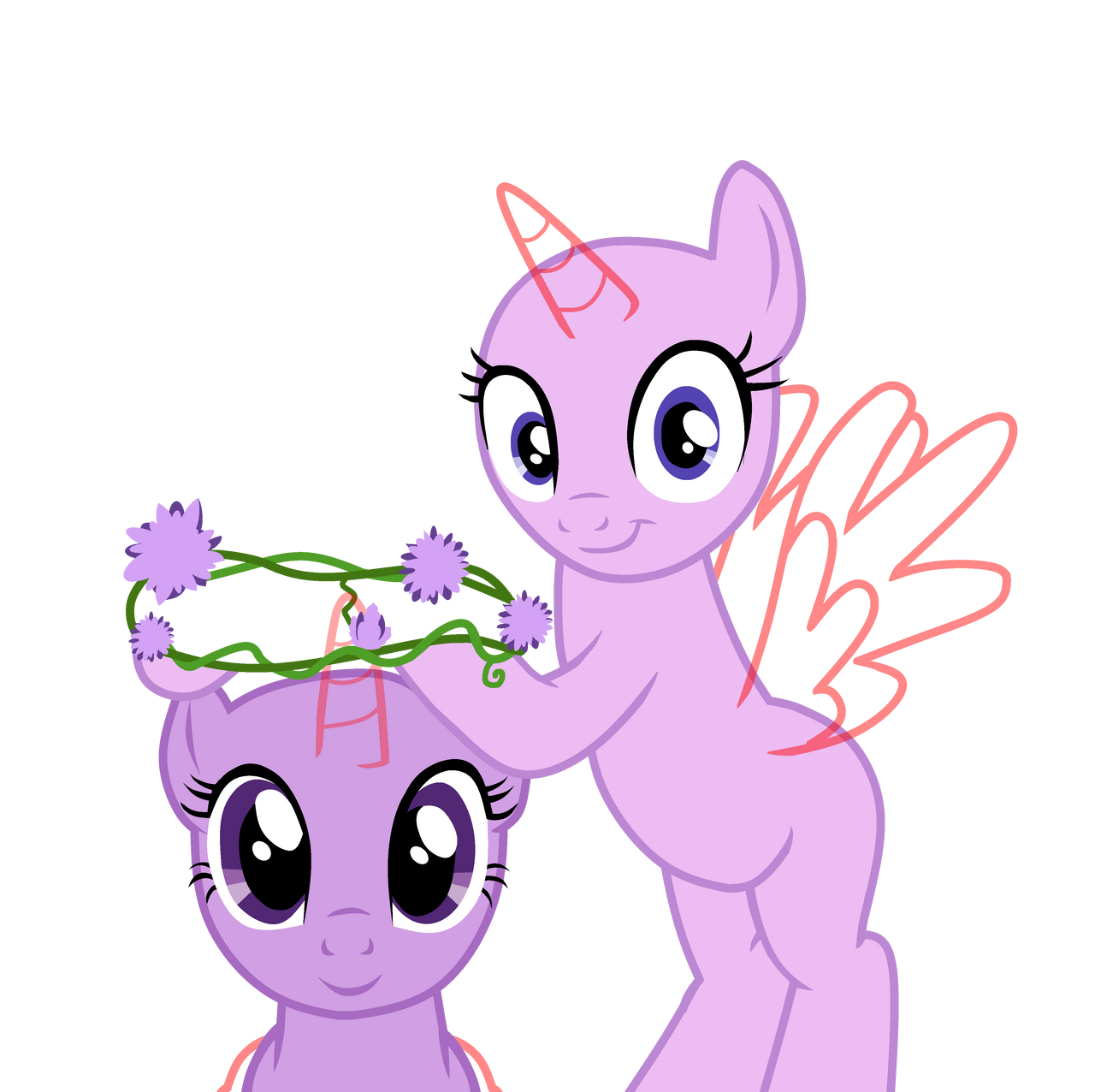 MLP FiM Base - Flower Crown by GrapefruitFaceBases on DeviantArt