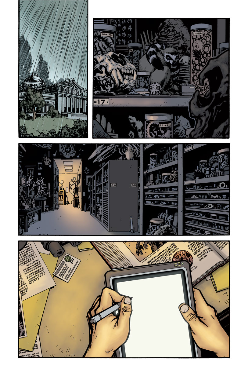 Aliens Color Sample Page 1