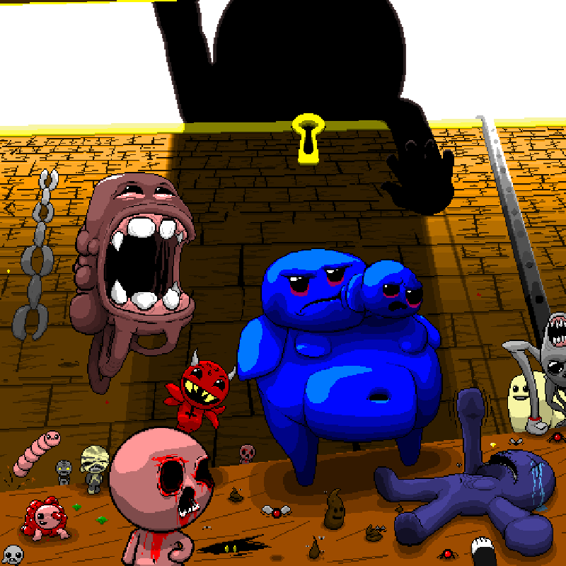 Isaac's last vision (pixel art).