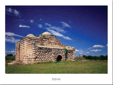 old ottoman palace in edirne