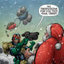 Judge Dredd Meets Santa