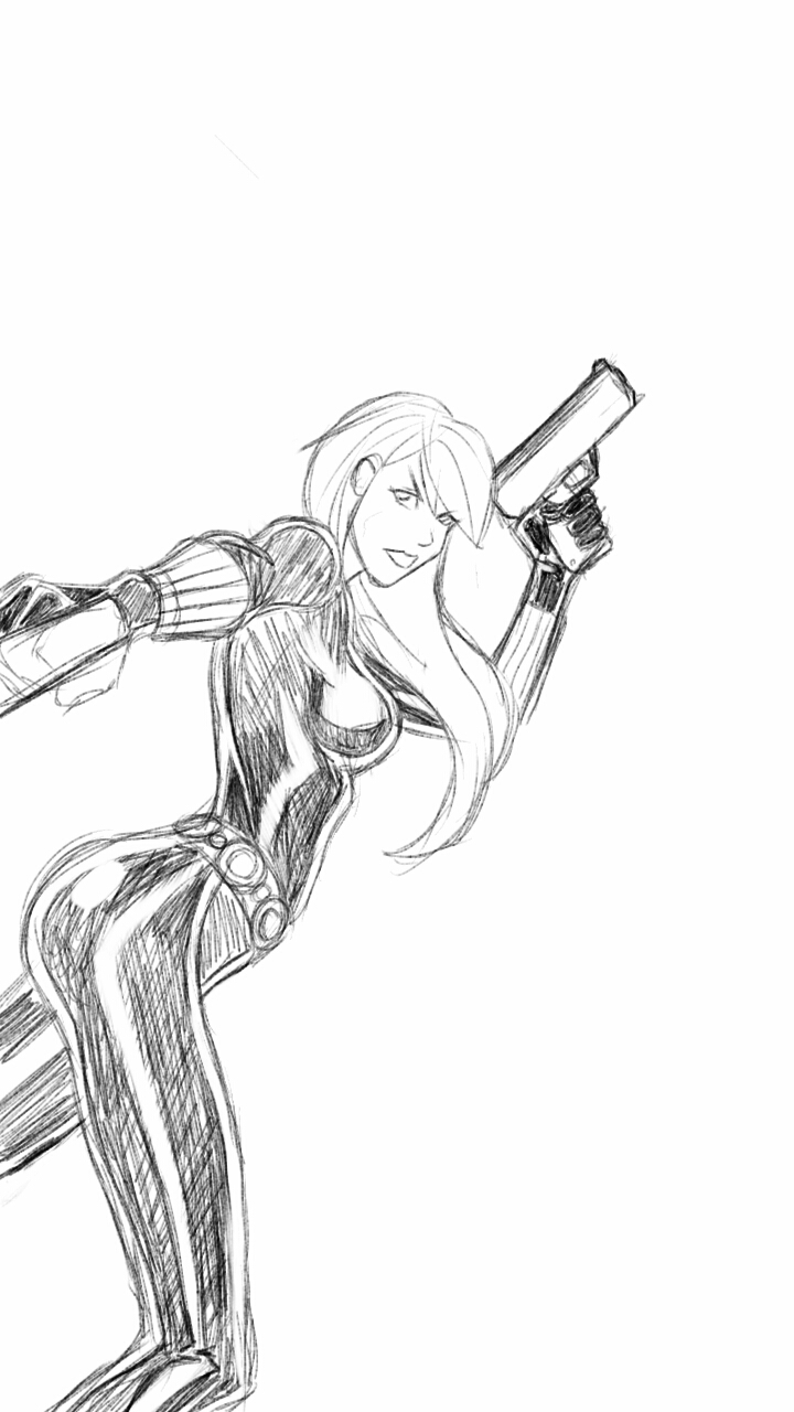 A quick Black Widow sketch