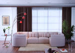 Interior with sofa