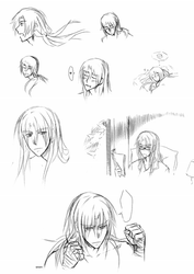 Practise sketches -Sadao-