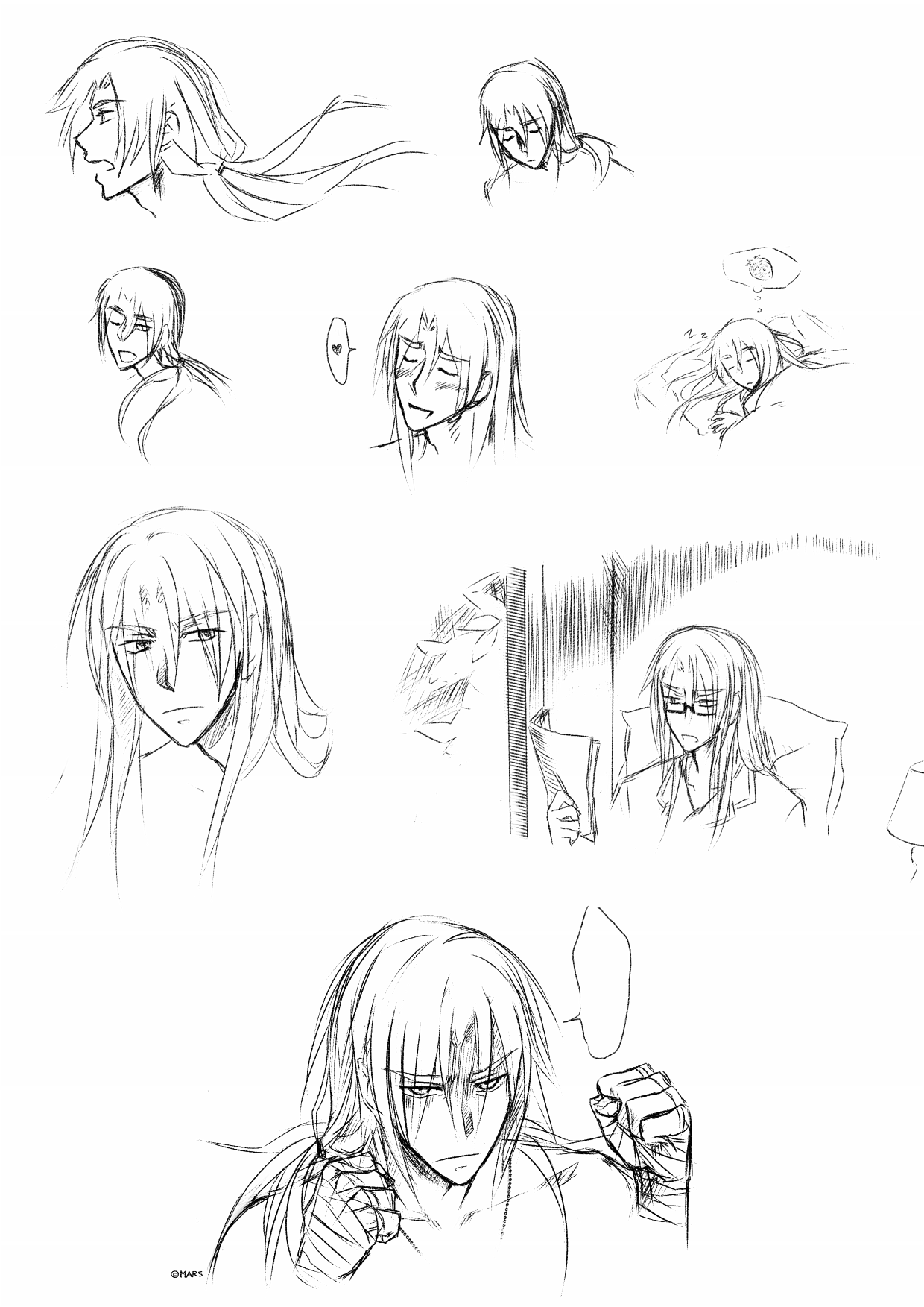 Practise sketches -Sadao-