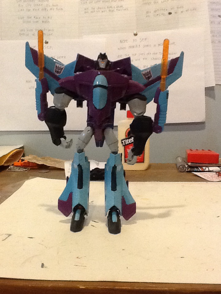 Custom Slipsteam Transformers Animated Slipstream Toy