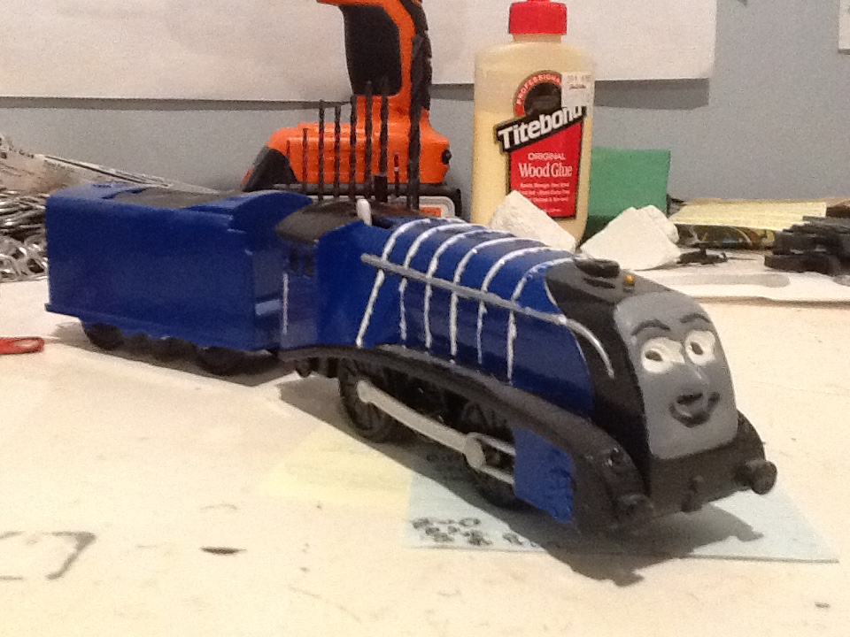 TOMY/Trackmaster custom Sir Nigel Gresley by ATB1996 on DeviantArt
