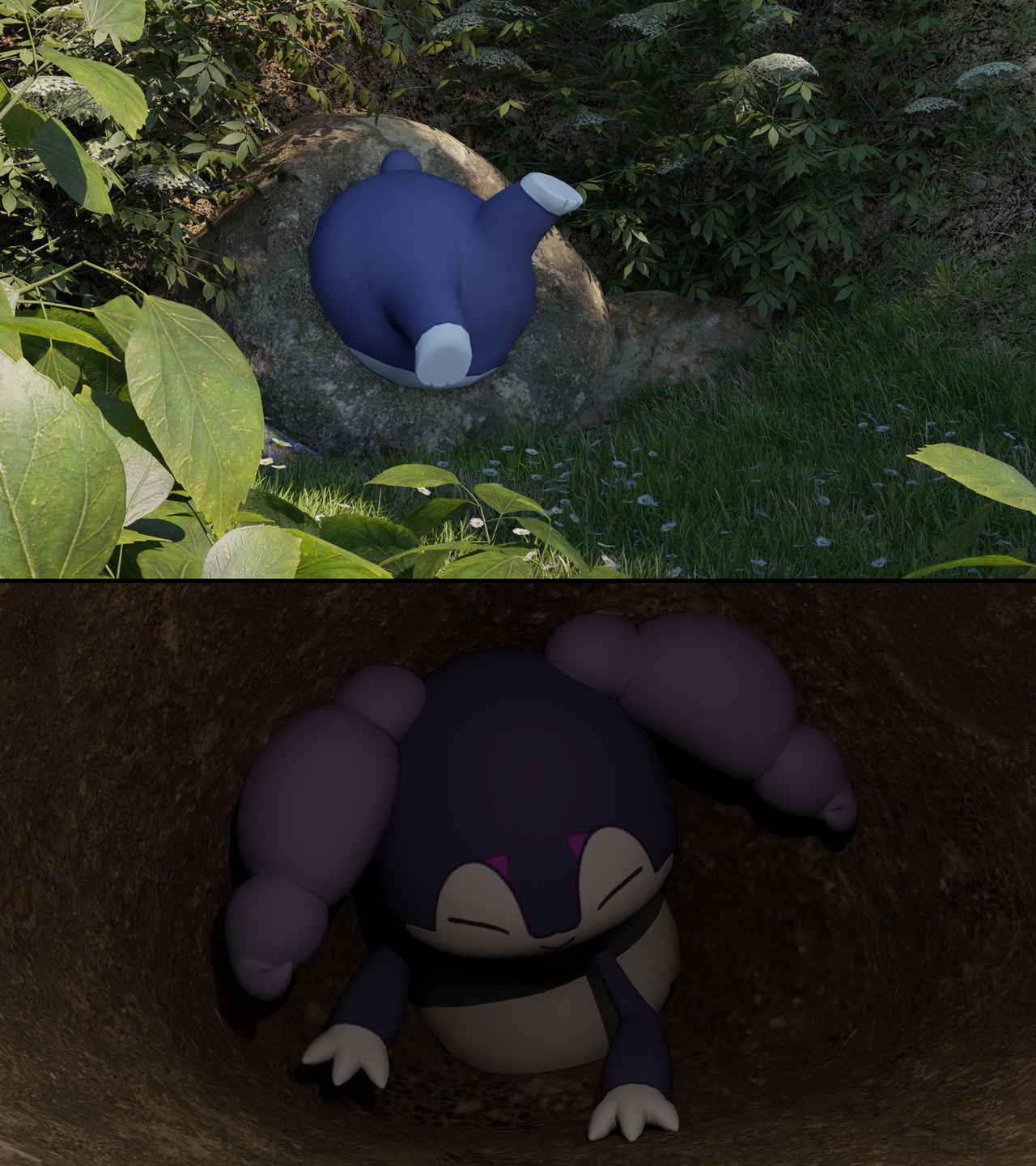 Indeedee Inflation Indeedee in Wonderland (request) by Stuckman3D on DeviantArt