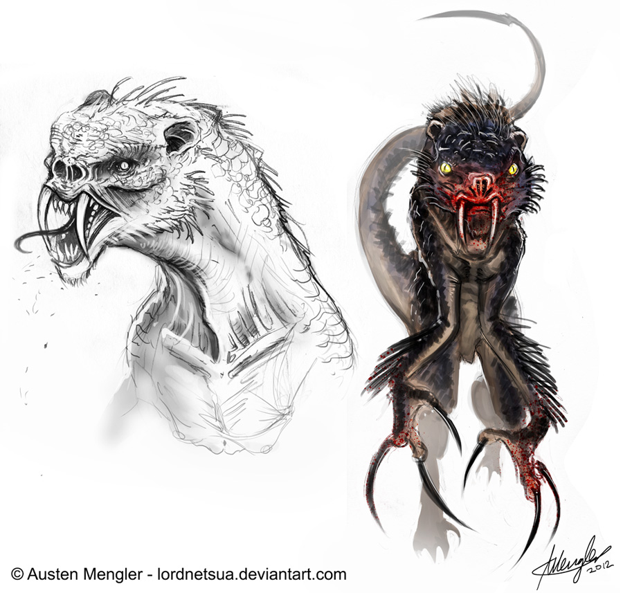 Creature Design: Final sketches by AustenMengler on DeviantArt