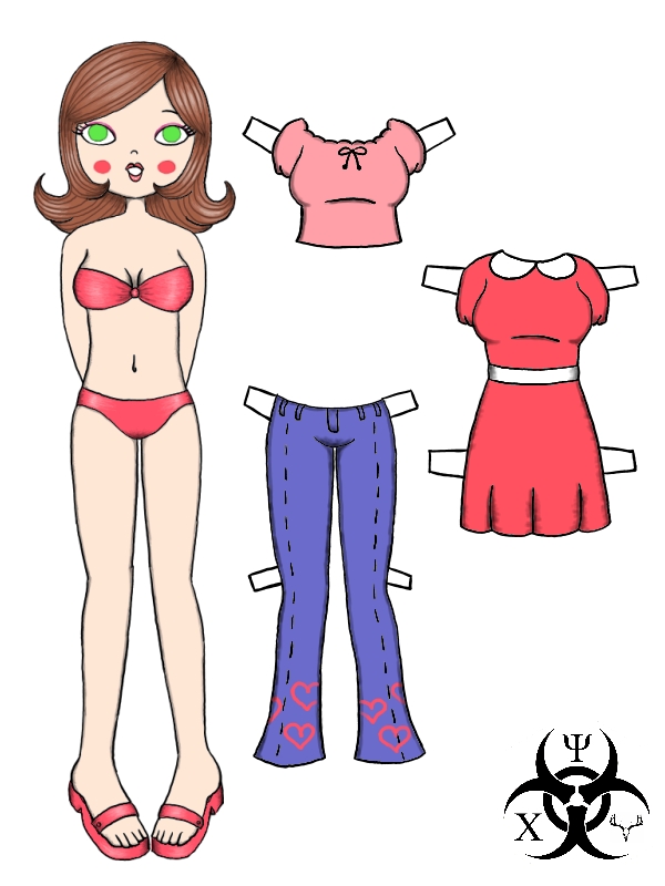 Paper Doll - Cassie