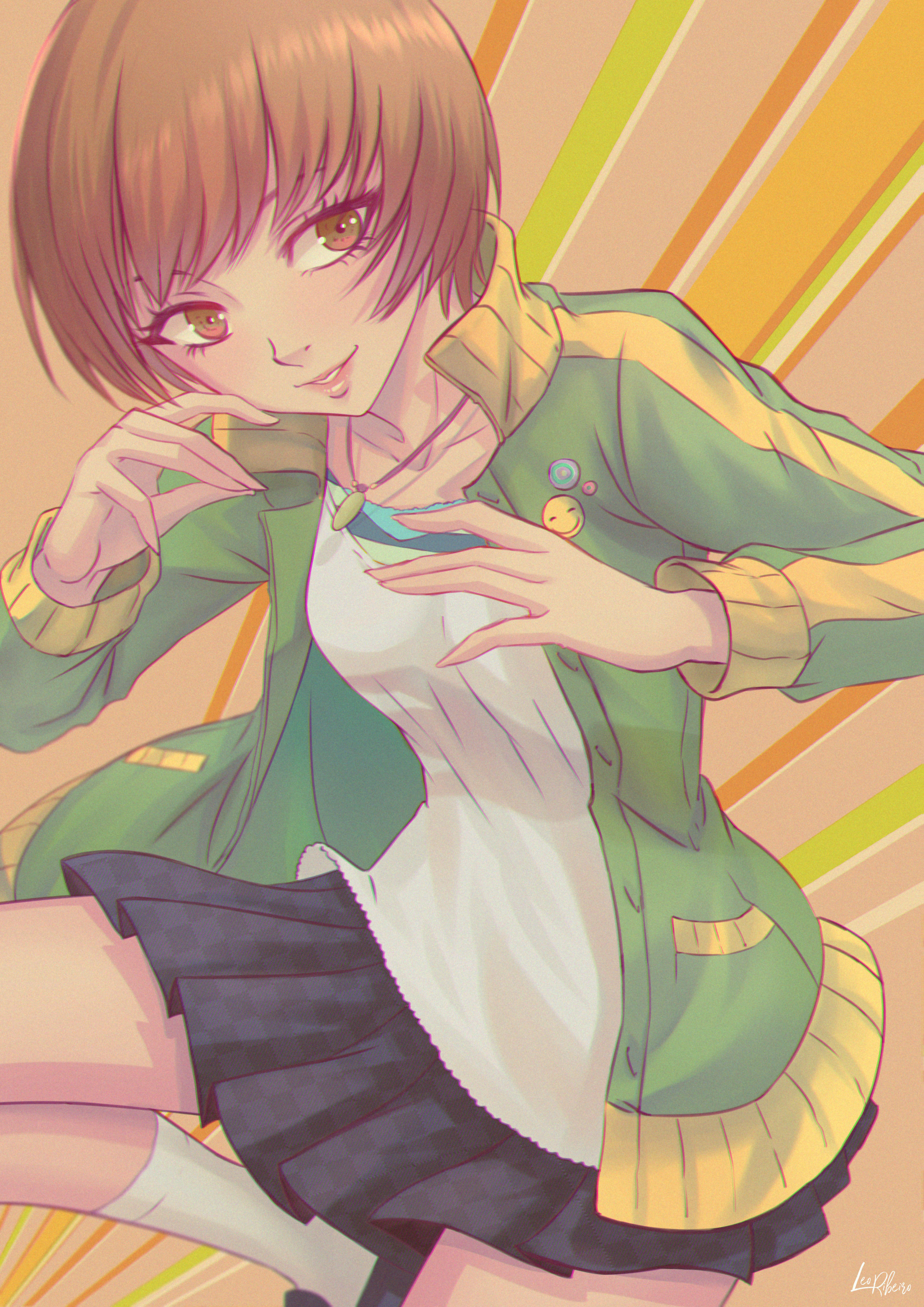 Chie Satonaka (Persona 4 Arena) by L-Dawg211 on DeviantArt