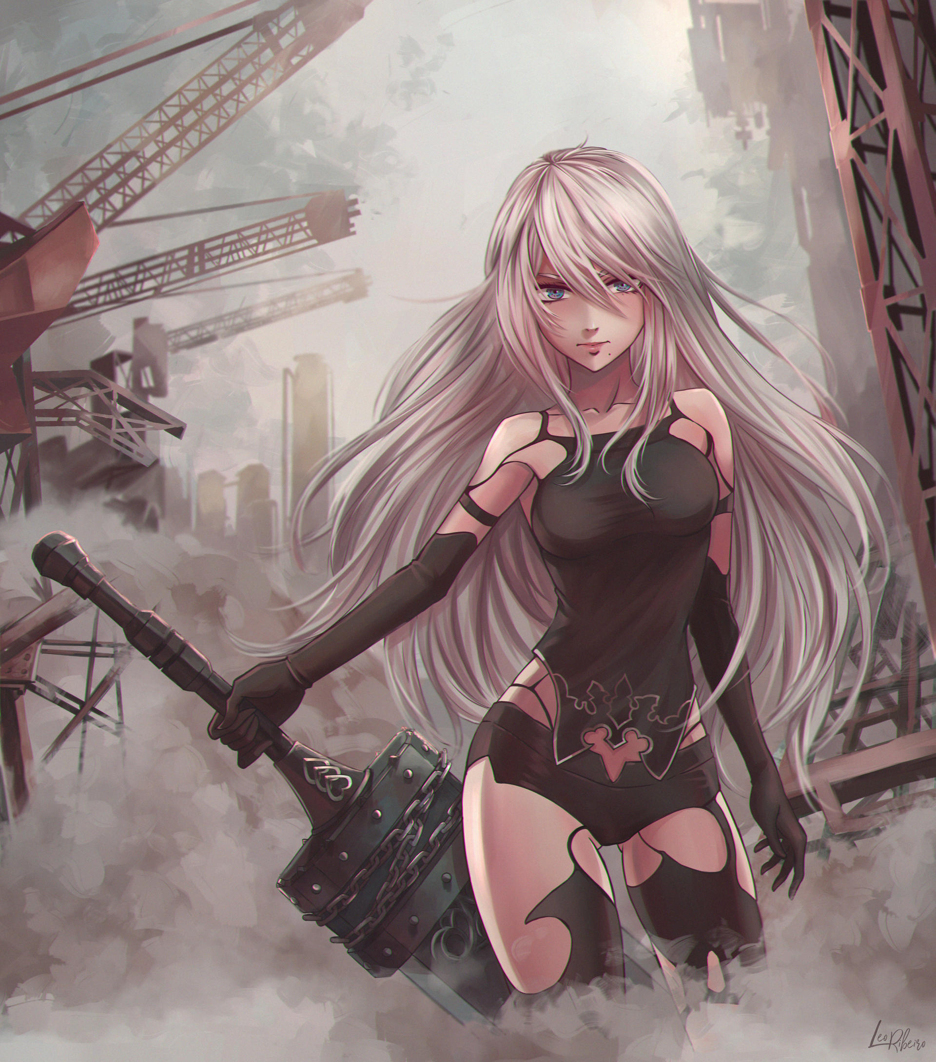 Nier Automata Anime A2 That's Right Vector PNG by VigoorDesigns on  DeviantArt