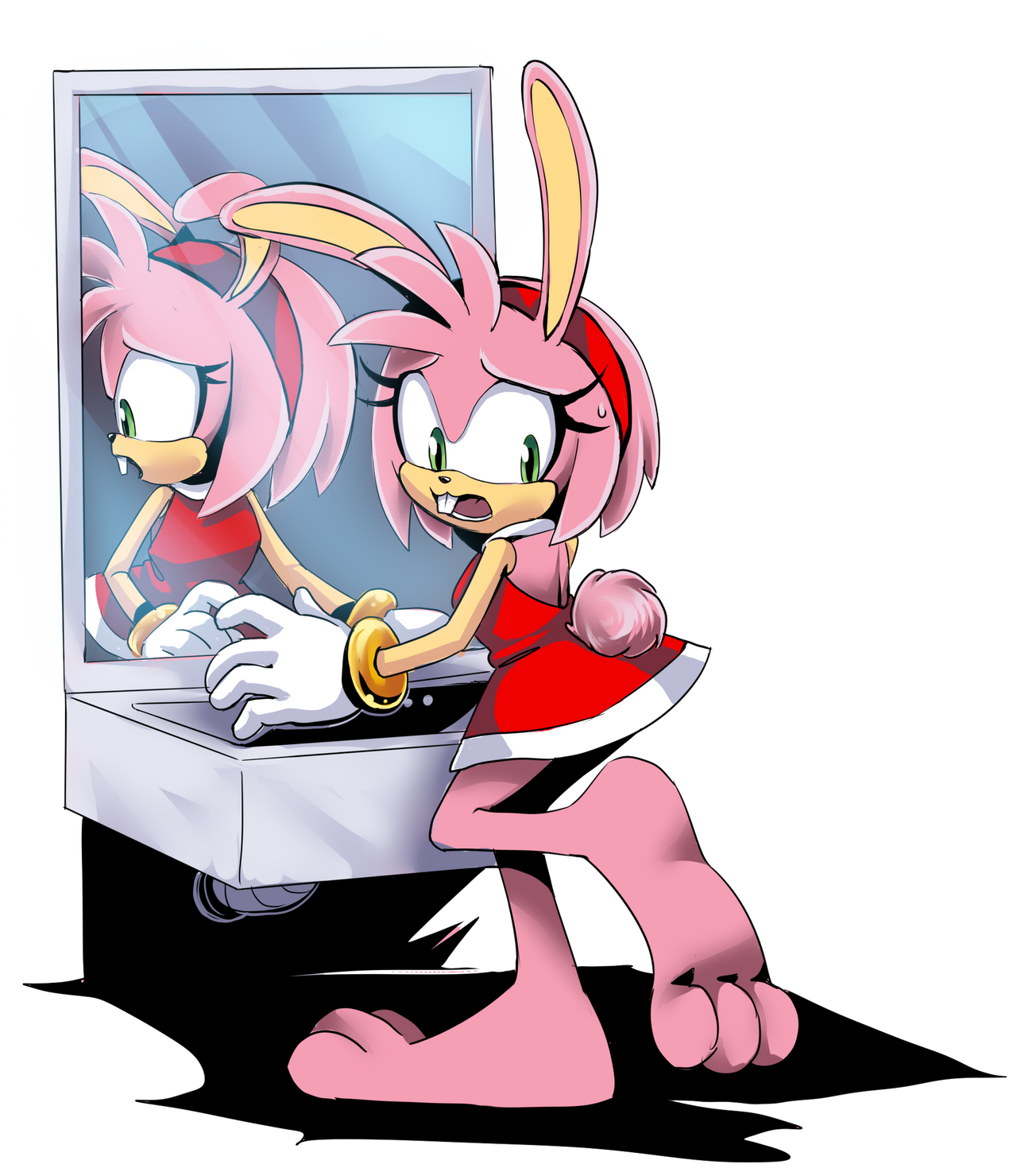 Deviantart Amy The Rabbit Amy's Rabbit Transformation Part 2 by Transition113 on DeviantArt