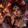 The Calavera Rose Potrait