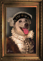 Royal Hezi|Dog Aristocrat painting