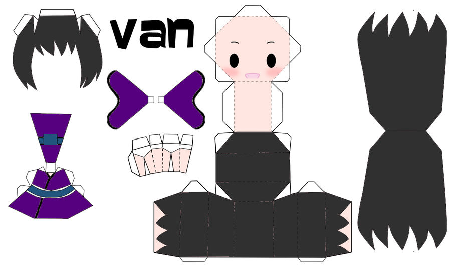 Van Papercraft by sisterof2D on DeviantArt