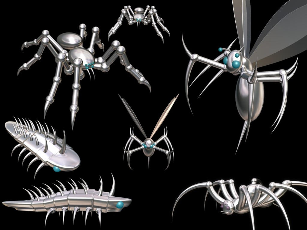 Learnin 3dmax Cs insects v2 by cursed-soul on DeviantArt